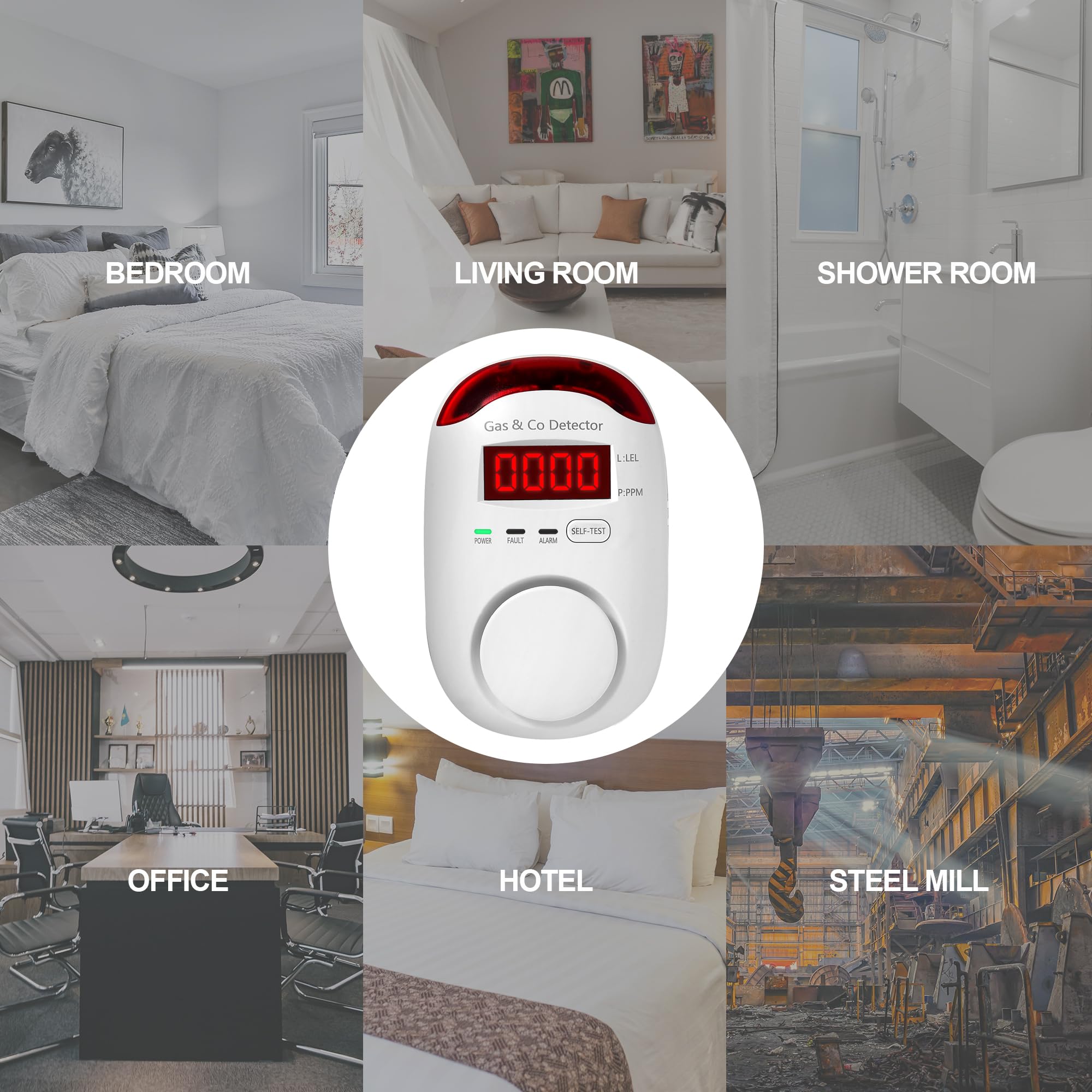 Detektor Gas dan Karbon Monoks - Co Detector Plug ulasan dan harga